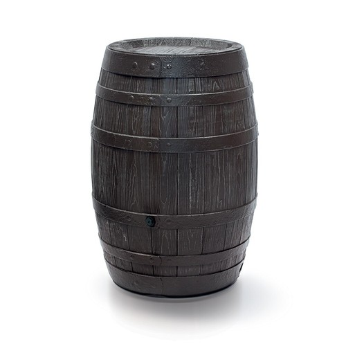 Rainwater tank natural wood - rainwater,