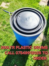 260 LTRS PLASTIC BARRELS DRUM