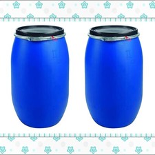 220 Litre Blue Open Top