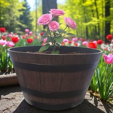 Heavy Duty Barrel Planter 55