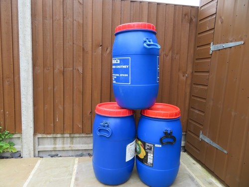 1x35ltr plastic barrel red - 1x35ltr,