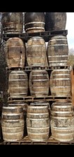 6 whole oak barrels 36" x 27"